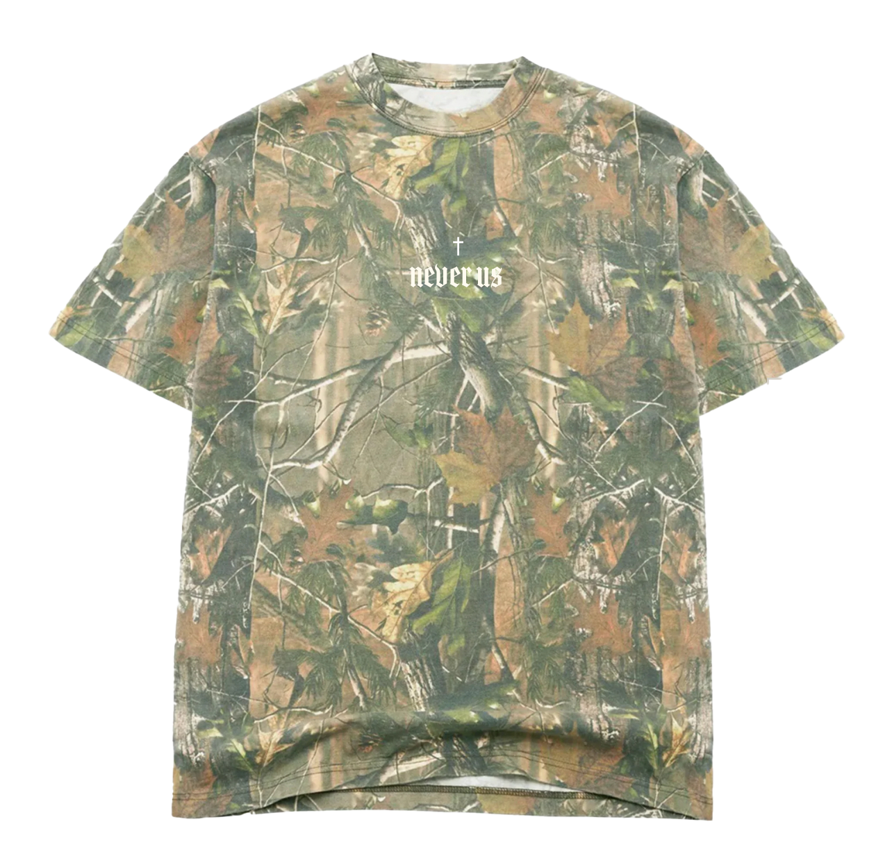 Amen. Camo Oversized Tee