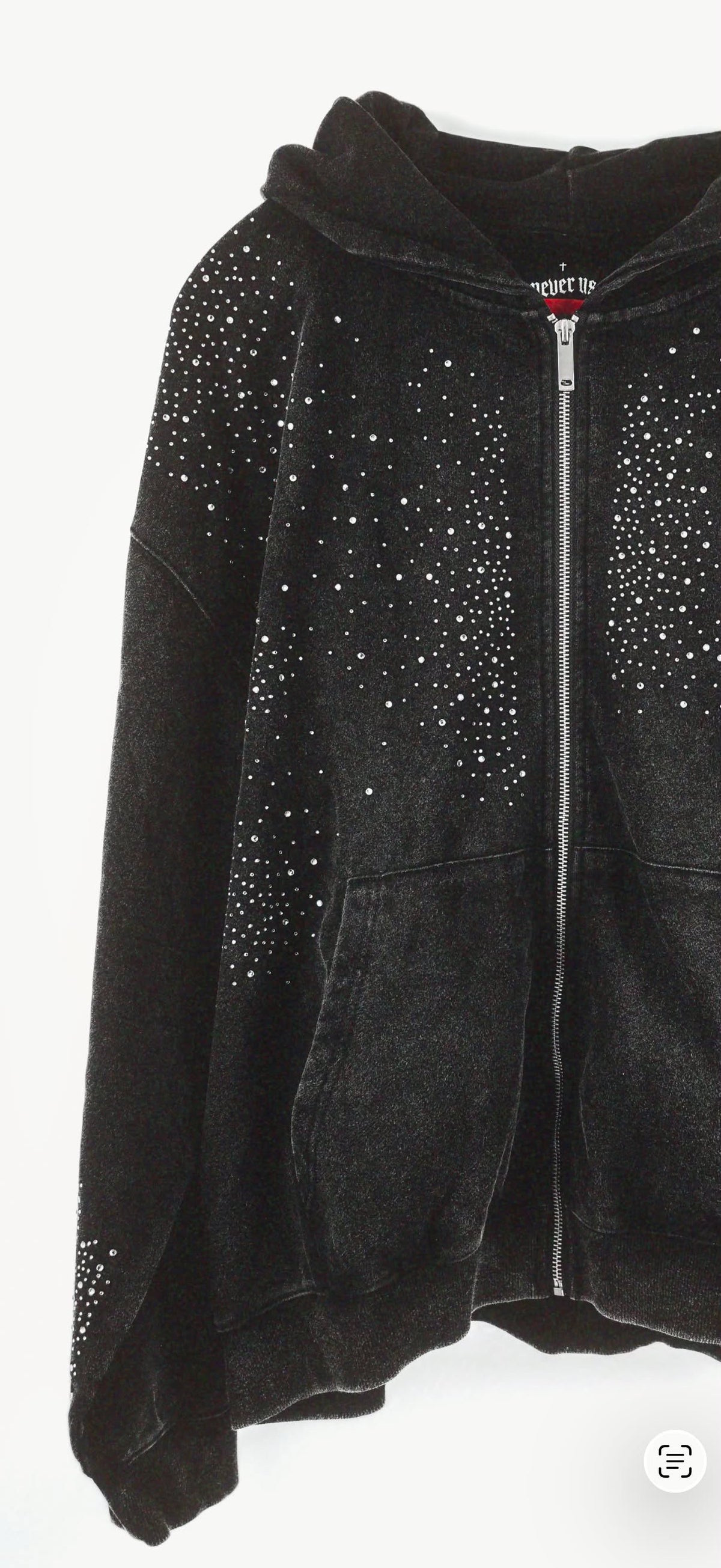 be the light zip-up hoodie
