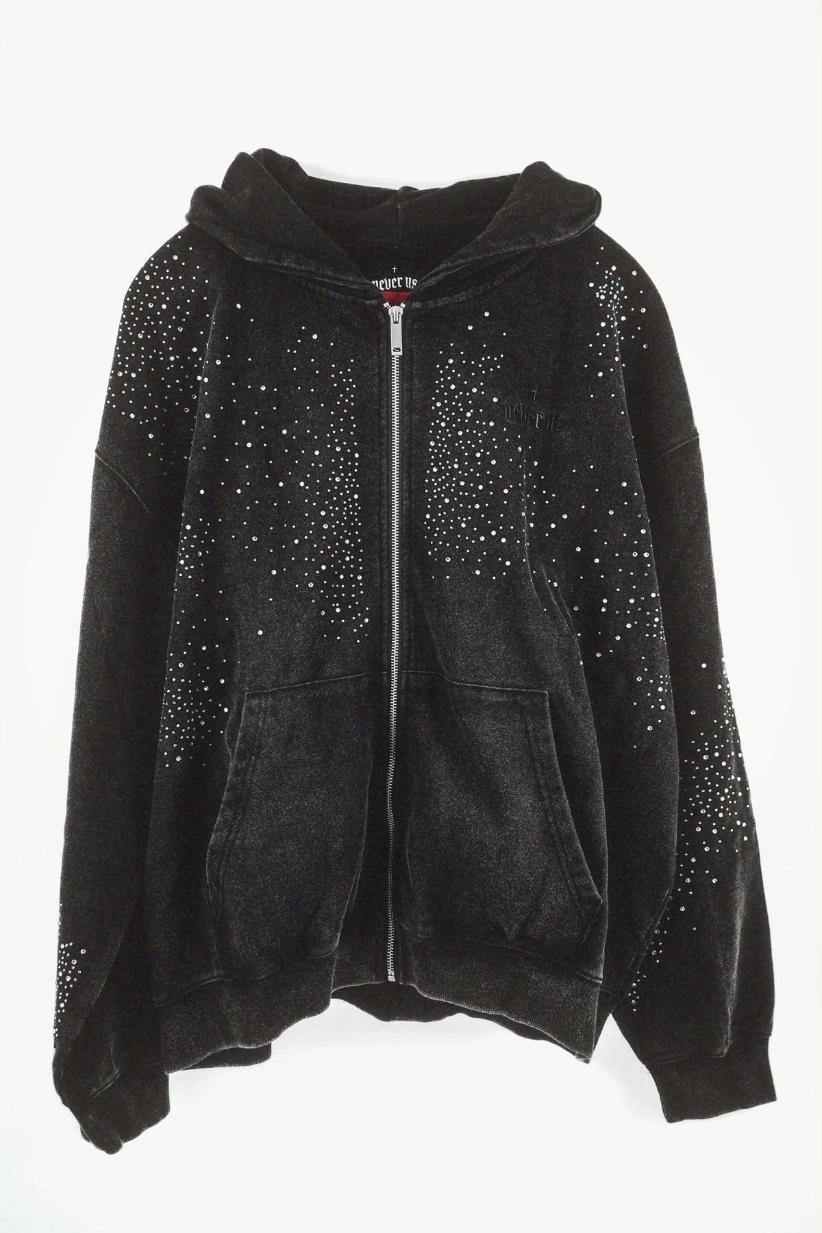 be the light zip-up hoodie